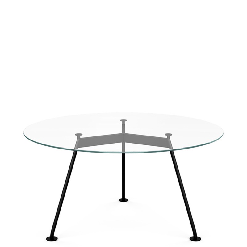 Knoll - Grasshopper d137 table with black base