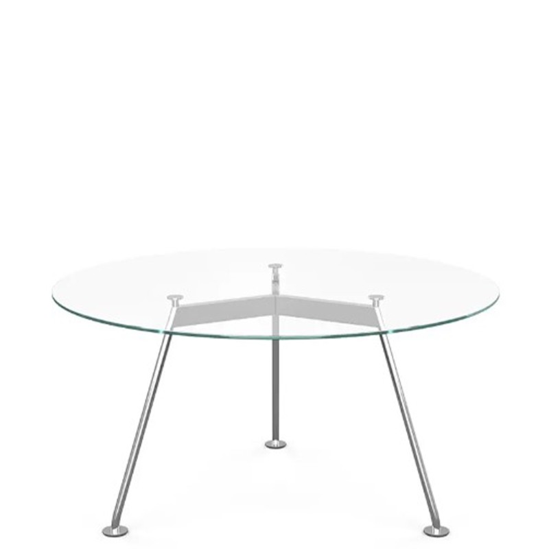 Knoll - Grasshopper d137 table with chromed base