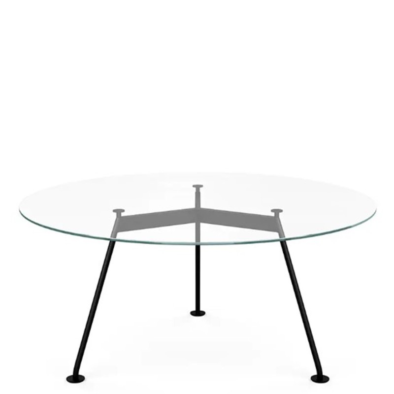 Knoll - Grasshopper d152 table with black base