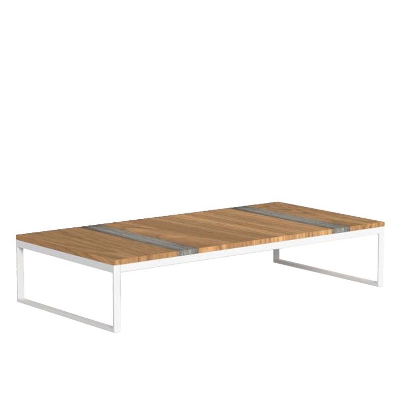 Talenti Casilda white small table 140x70 Longho Design Palermo