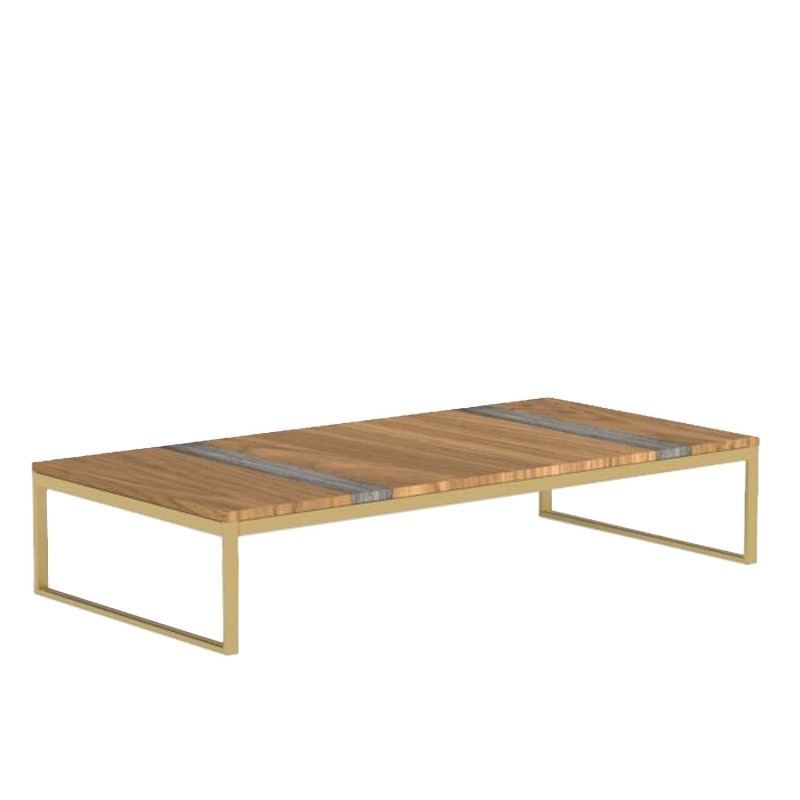 Talenti - Casilda gold coffee table 140x70