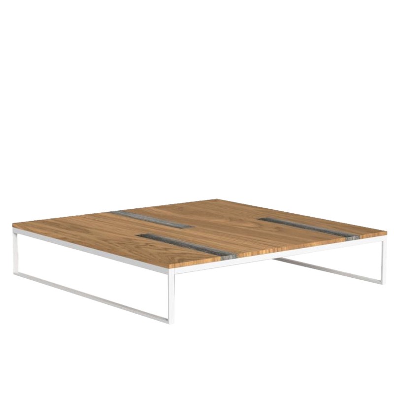 Talenti - Casilda white coffee table 140x140