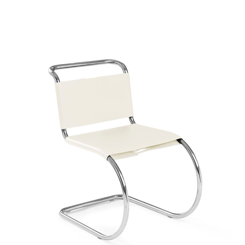 Knoll - MR white beige leather chair