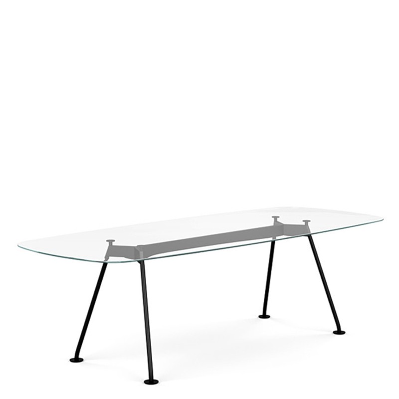 Knoll - Grasshopper 240x100 table with black base