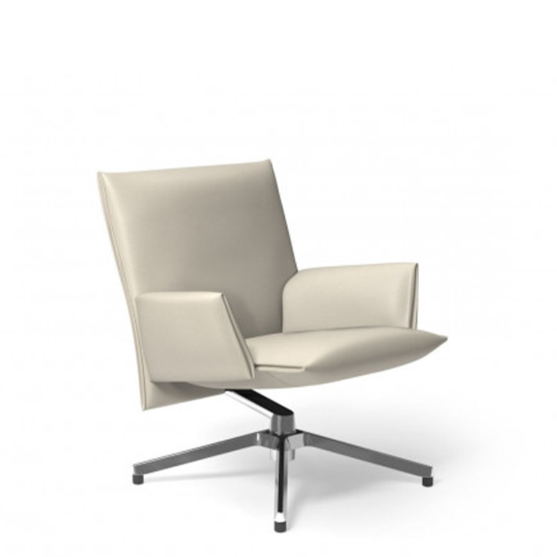 Knoll - Pilot Chair for Knoll pelle Longho Design Palermo