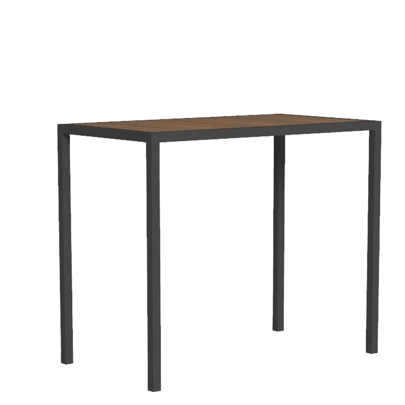 Talenti - Casilda graphite bar table 125x70