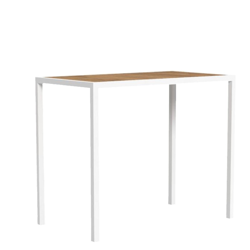 Talenti Casilda white bar table 125x70 Longho Design Palermo