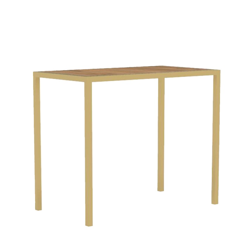 Talenti - Casilda gold bar table 125x70