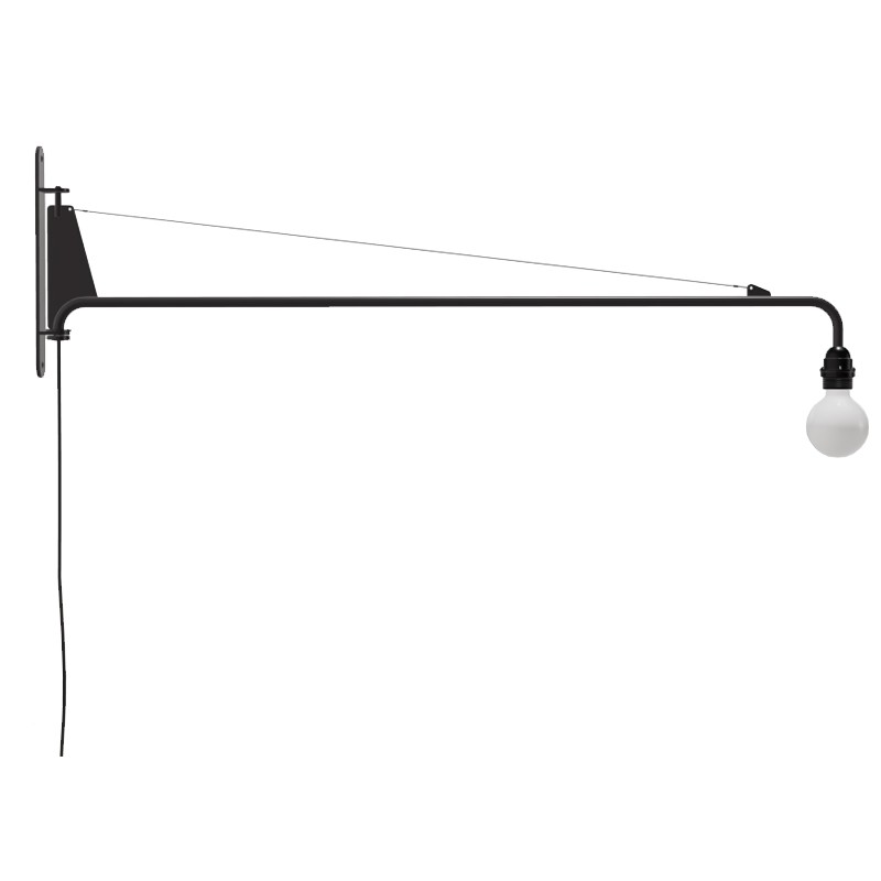 Vitra Lampada da parete Petite Potence nero intenso longho design palermo 0