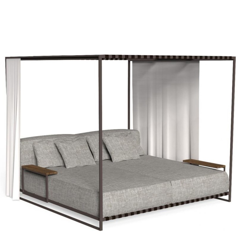 Talenti Casilda mokka grey mélange daybed Longho Design Palermo