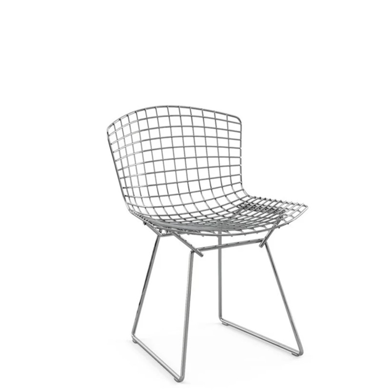 Knoll - Bertoia chromed chair without cushion