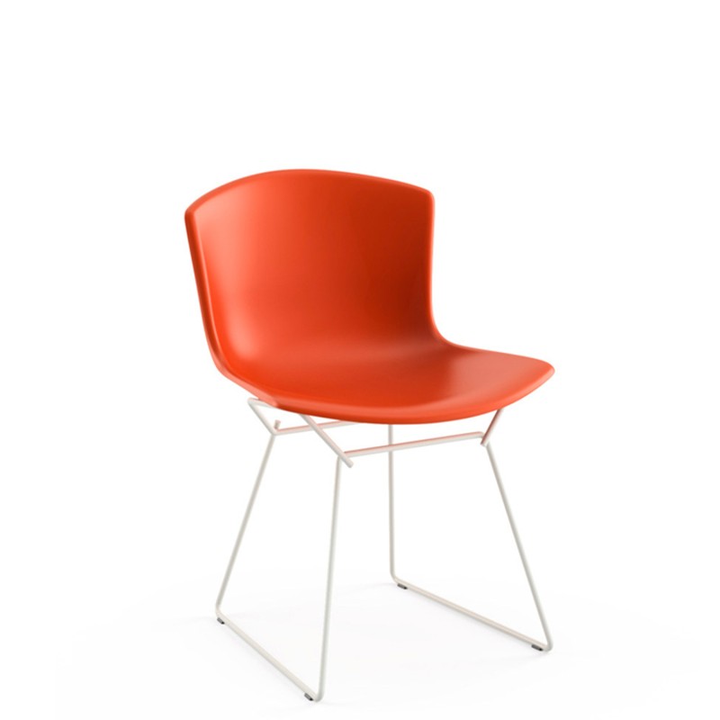 Knoll - Bertoia orange polypropylene chair