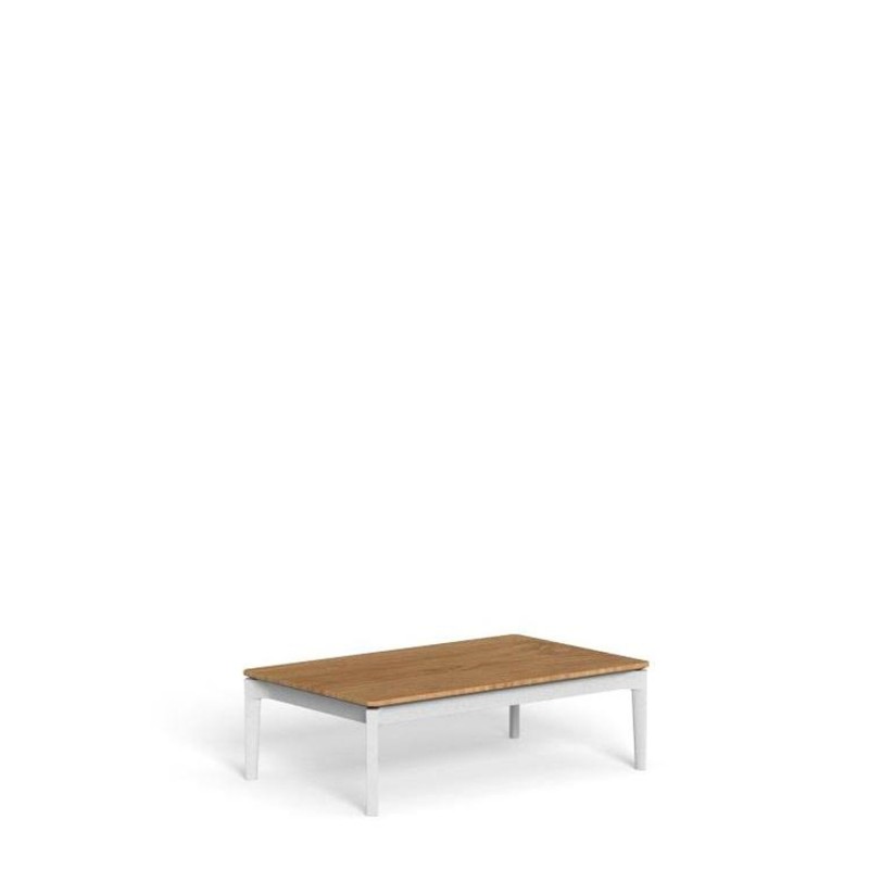 Talenti Leaf  natural teak small table 50x80 Longho Design Palermo