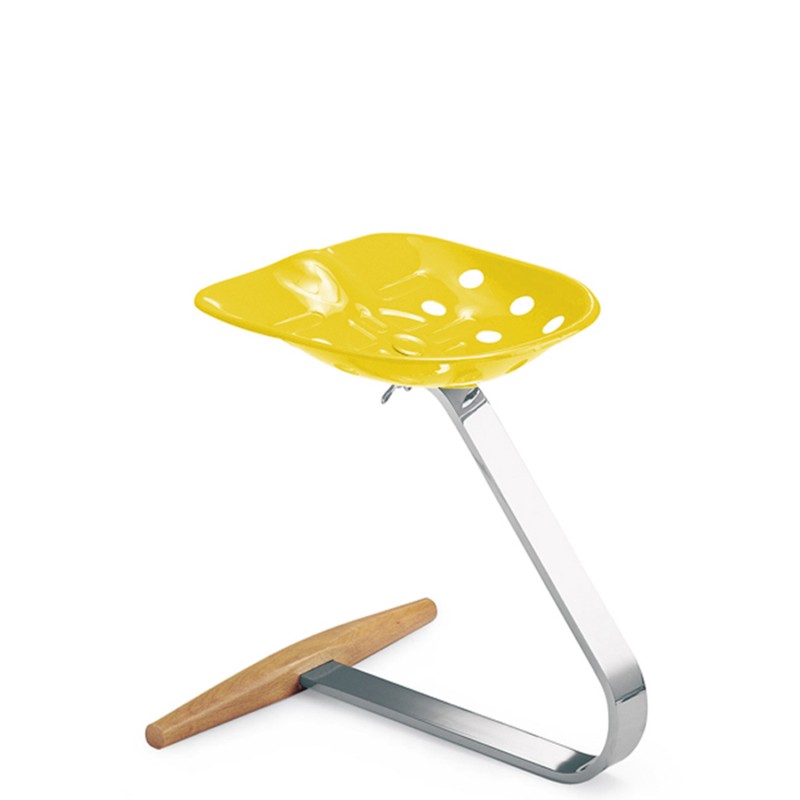 Zanotta - Mezzadro yellow stool