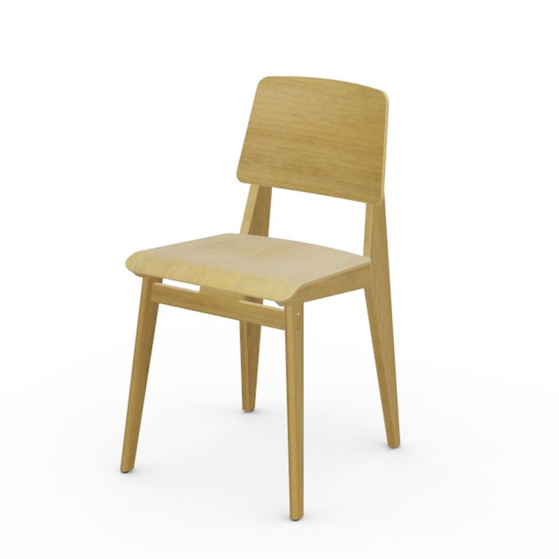 Vitra - Chaise Tout Bois chair natural oak