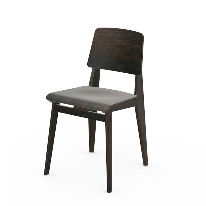 Vitra - Chaise Tout Bois chair dark oak