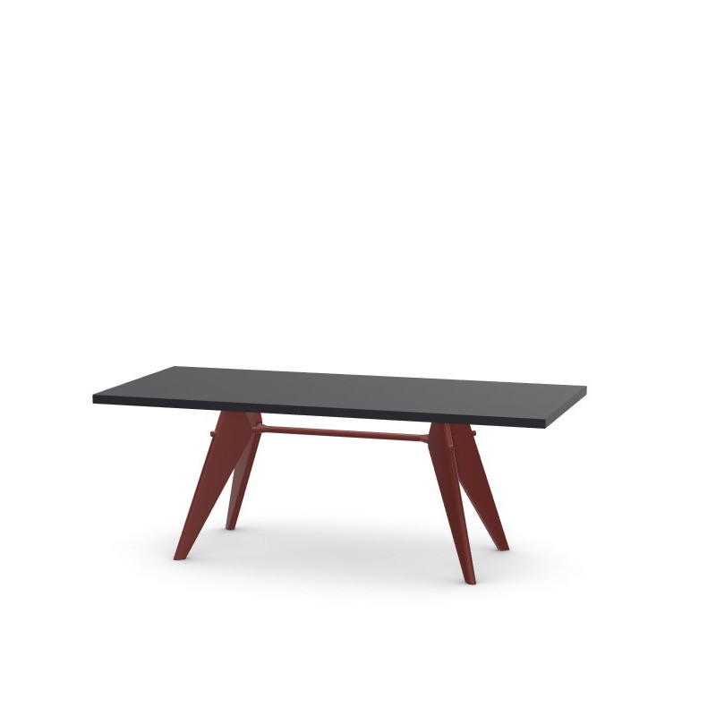 Vitra Tavolo Prouve EM Table L200 HPL asfalto longho design palermo
