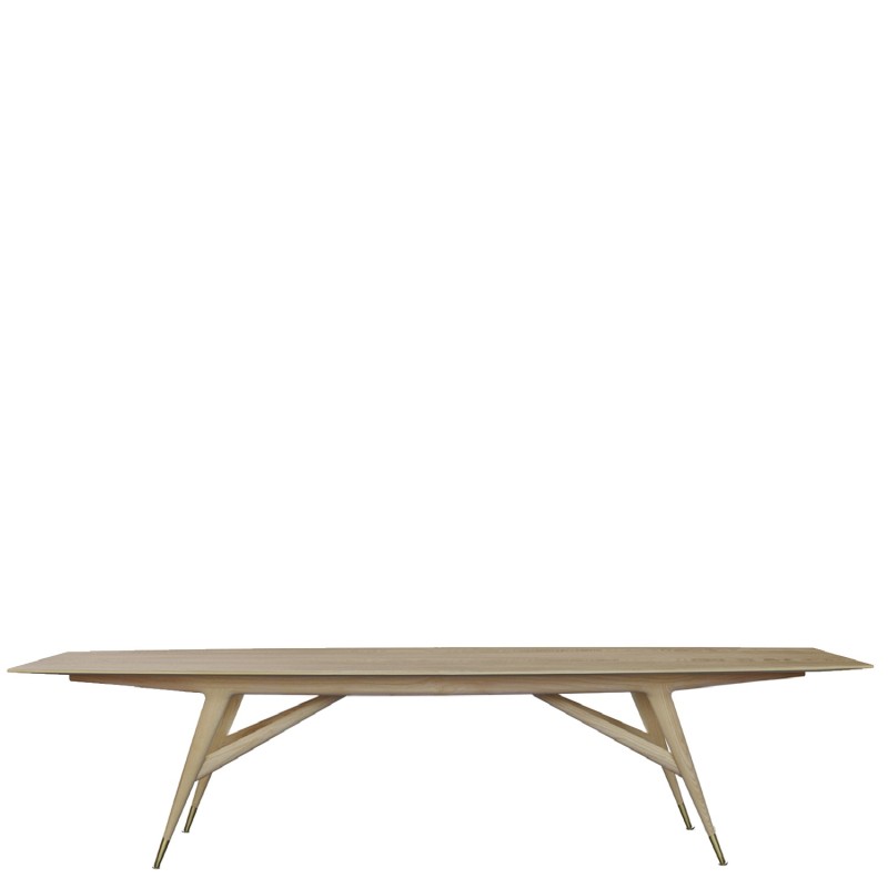 Molteni – D.859.1 Gio Ponti natural ashwood table 360x112