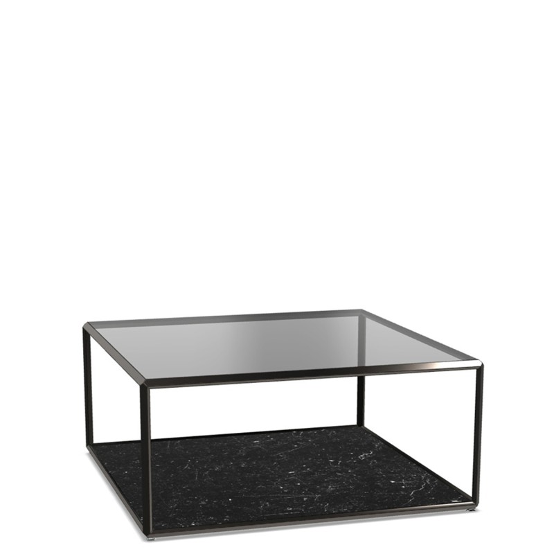 Molteni – 45°/Tavolino square marble base