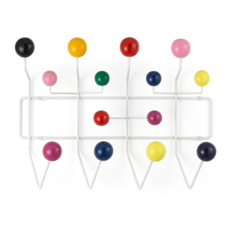 Vitra - Hang it all white multicolor coat hanger