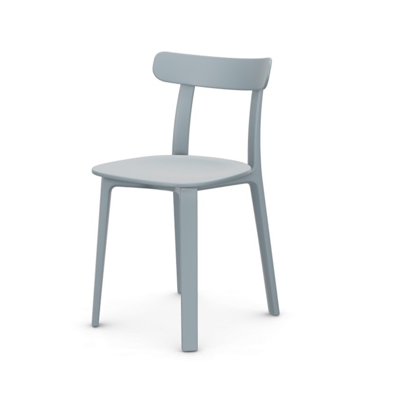 Vitra - Sedia All Plastic Chair grigio ghiaccio due tonalità longho design palermo