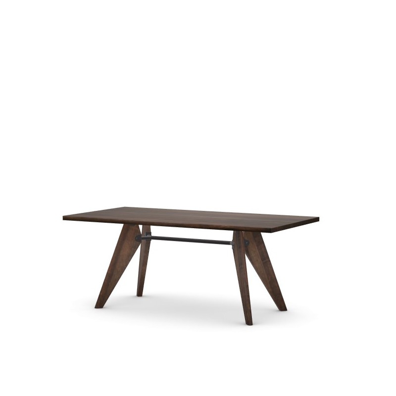 Vitra - Table SAM Bois dark oak L180