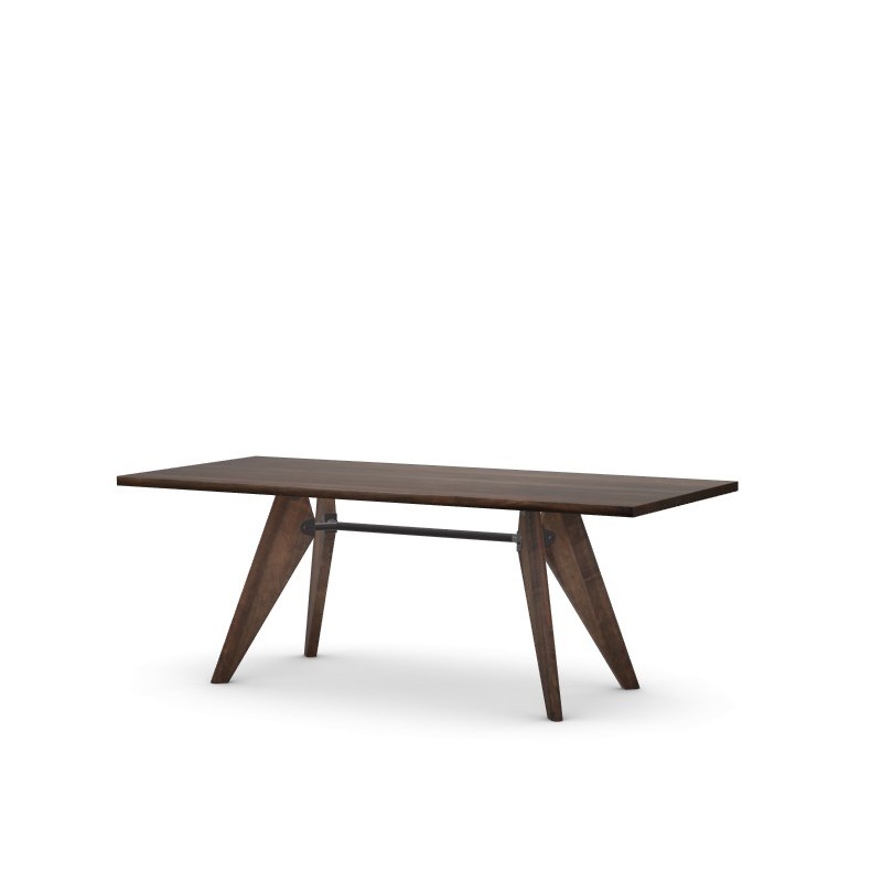 Vitra -  Table SAM Bois dark oak L200