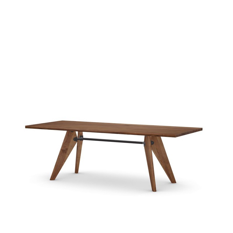 Vitra - Table SAM Bois american walnut L220