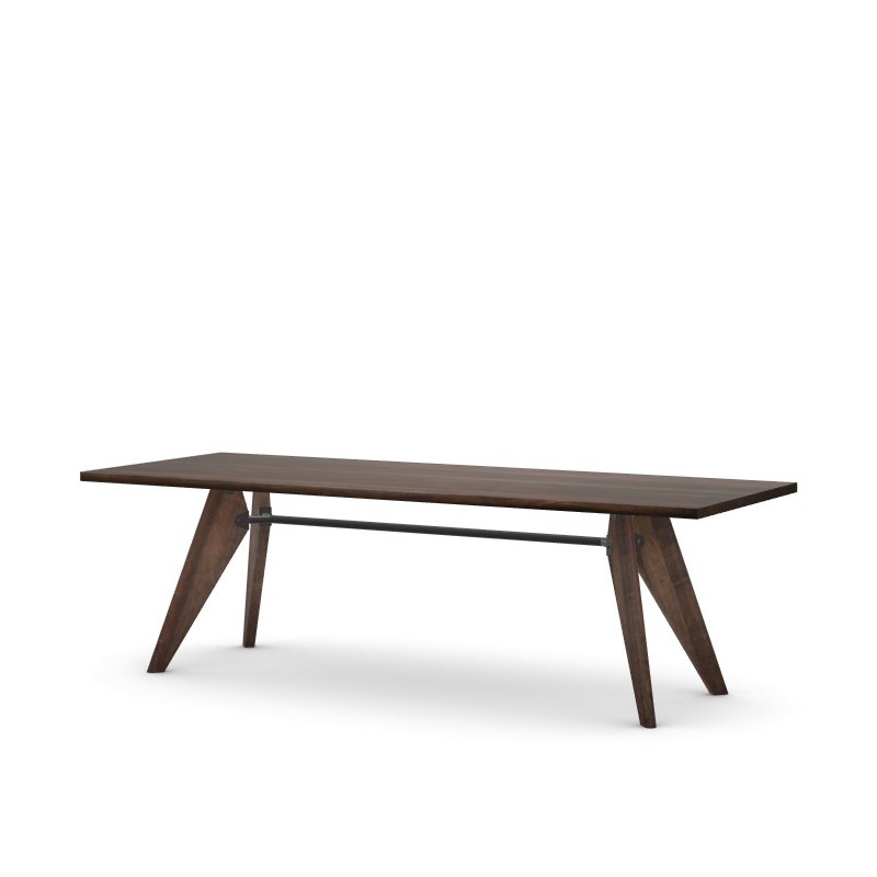 Vitra - Table SAM Bois dark oak L240