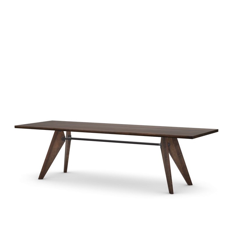 Vitra - Table SAM Bois dark oak L260