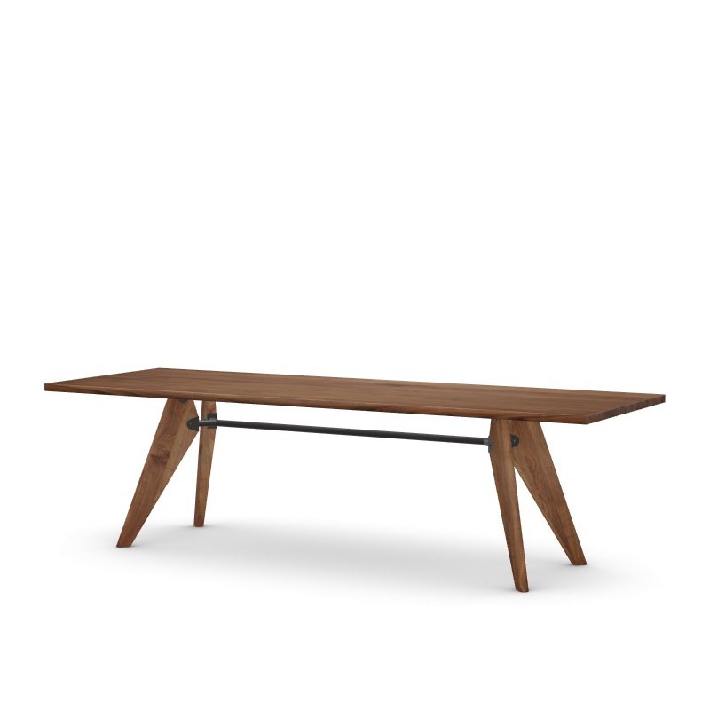 Vitra - Table SAM Bois american walnut L260