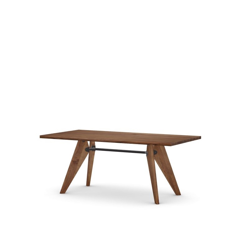 Vitra - Table SAM Bois american walnut L180