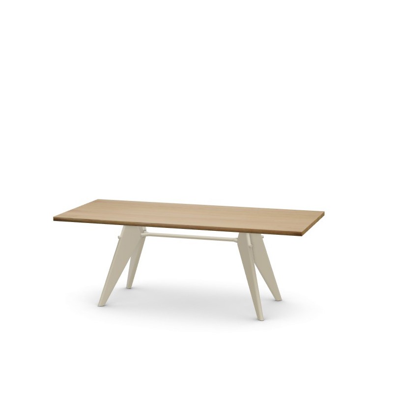 Vitra - EM Table L200 solid natural oak