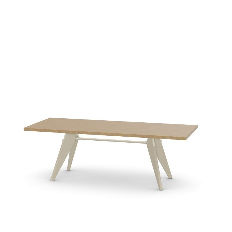 Vitra - EM Table L220 HPL oak veneered