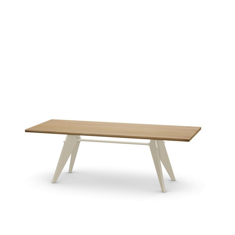 Vitra - EM Table L220 natural solid oak