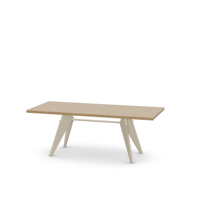 Vitra - Tavolo EM Table L200 HPL rovere naturale longho design palermo