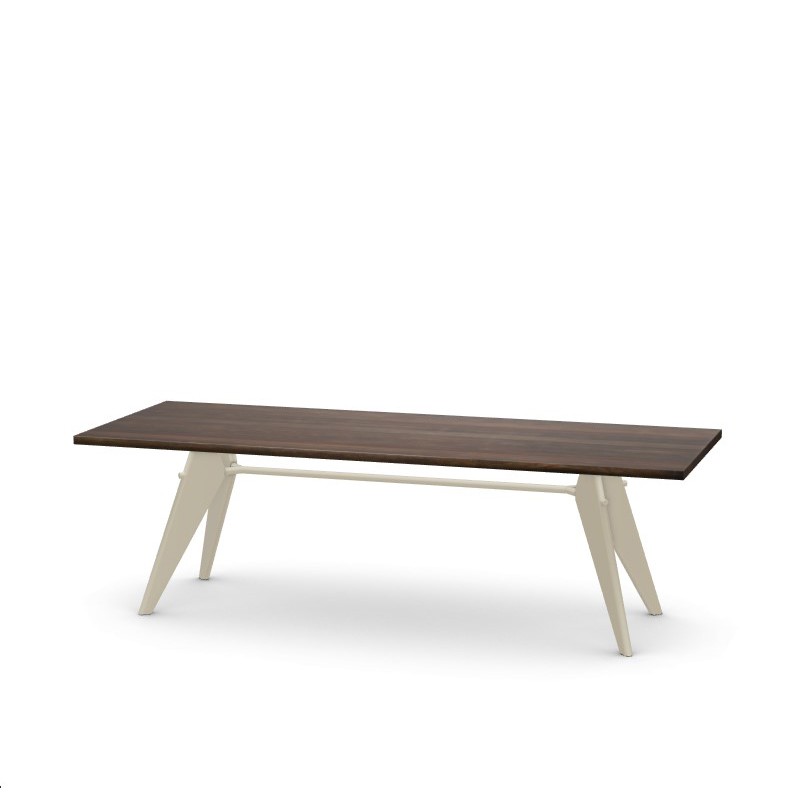 Vitra - EM Table L240 dark solid oak