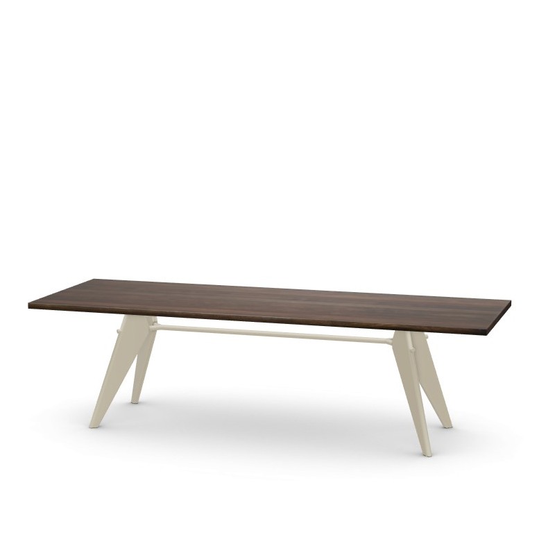 Vitra - EM Table L260 dark solid oak