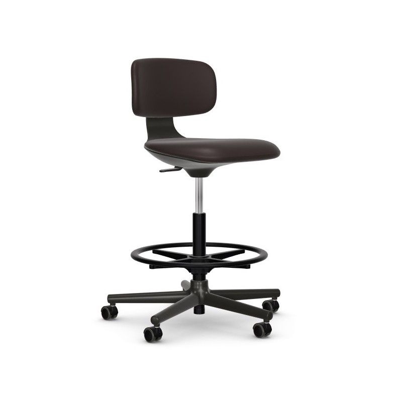 Vitra - Rookie high Office stool leather