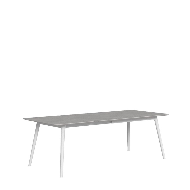 Talenti - Moon Alu extendible ceramic top dining table 160/215x95