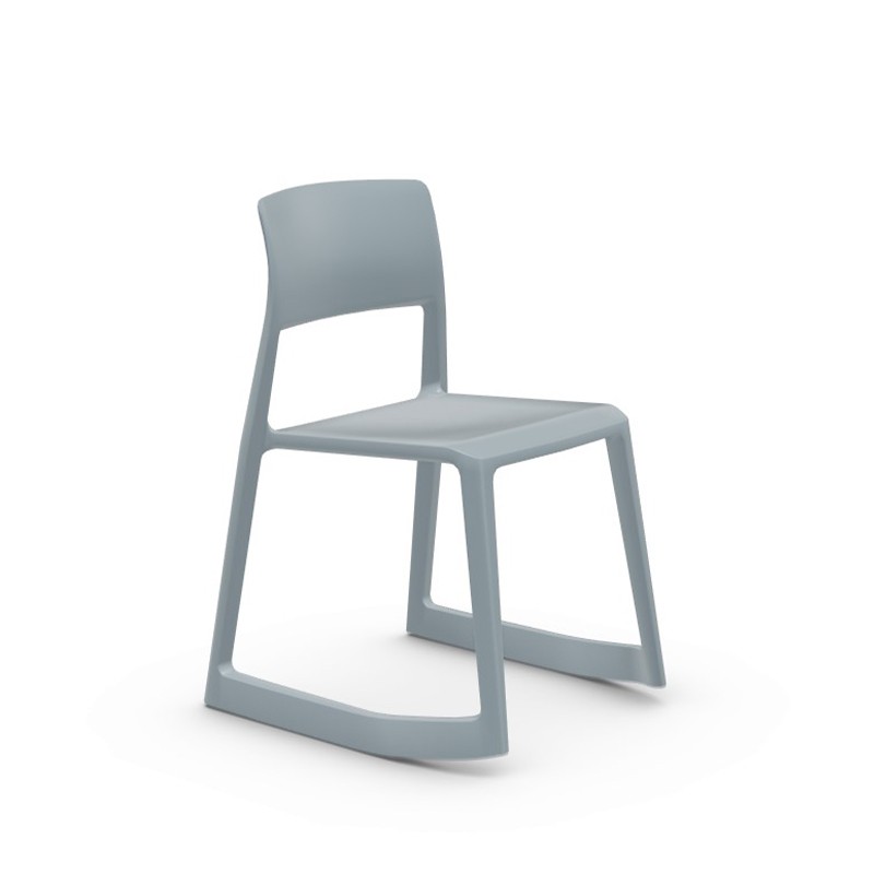 Vitra - Sedia Tip Ton grigio ghiaccio