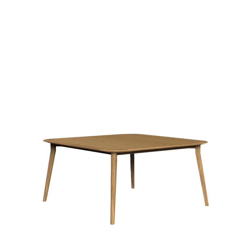 Talenti Moon Teak dining table 150x150 Longho Design Palermo