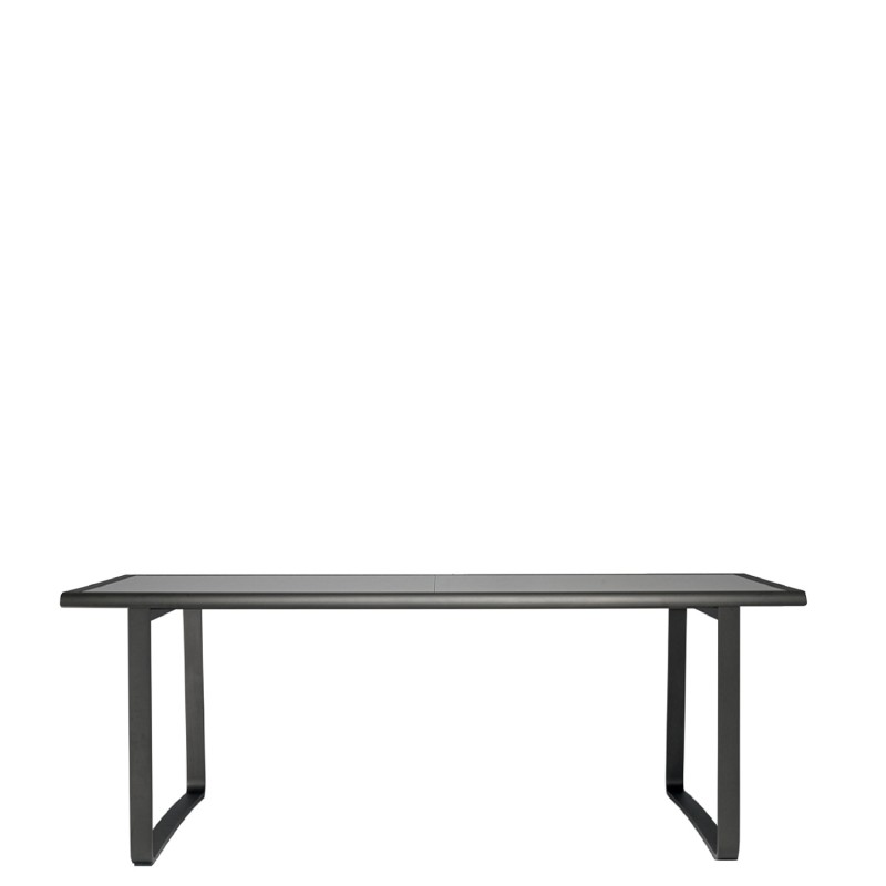 Molteni - Golden Gate table with lava stone top