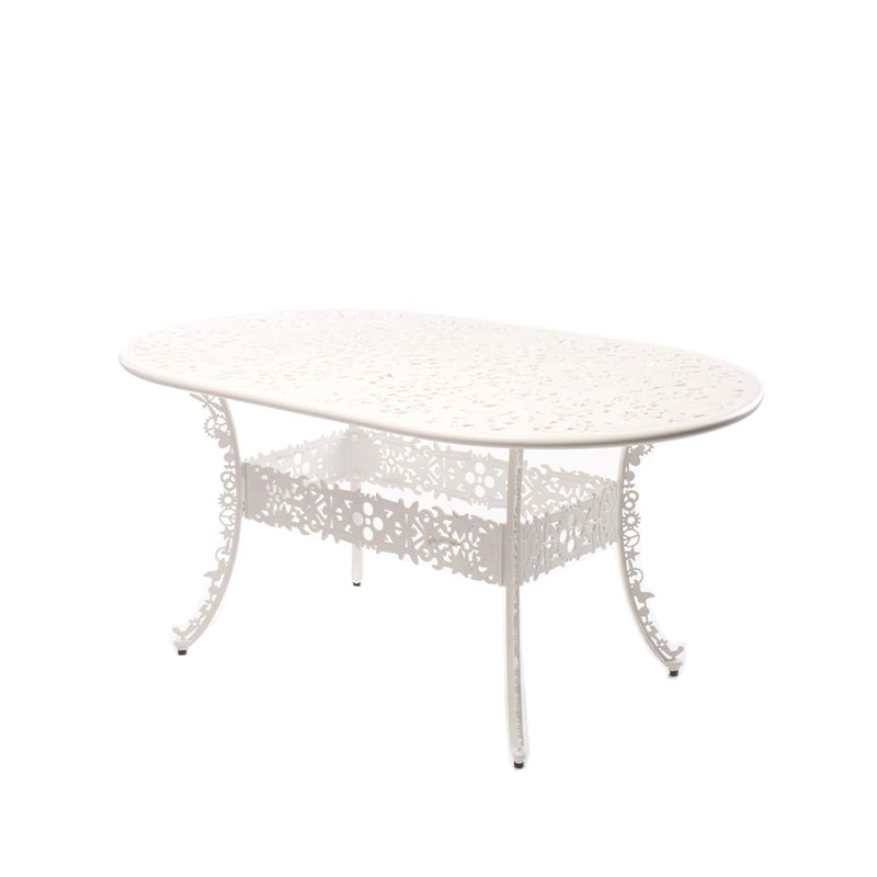 Seletti Tavolo Ovale di Alluminio Industry Collection Bianco Longho Design Palermo 2