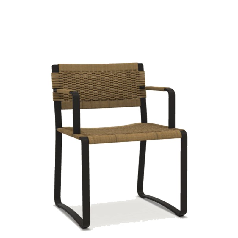 Molteni - Green Point outdoor chair with armrests