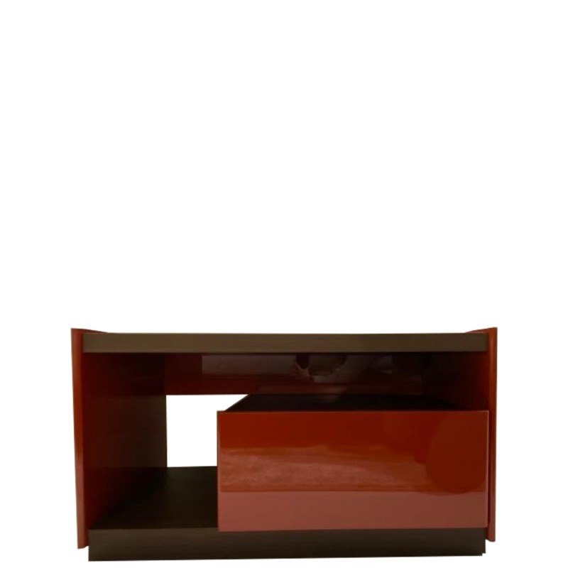 Molteni - 5050 glossy red bedside tables