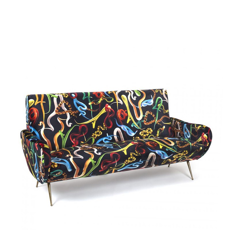 Seletti - Three seater sofa Snake