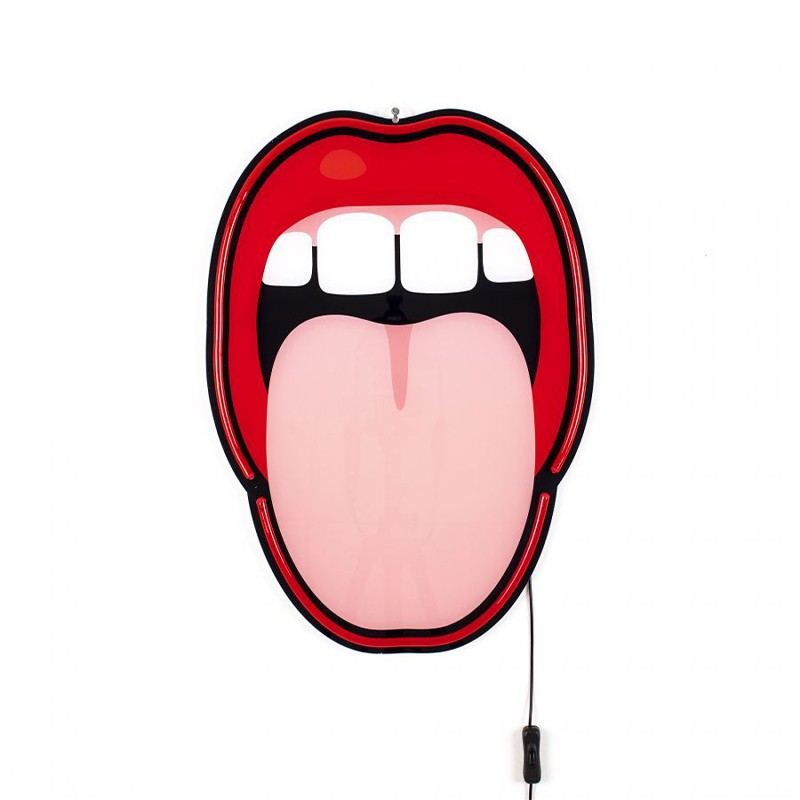 Seletti - Led Neon Sign Tongue wall lamp