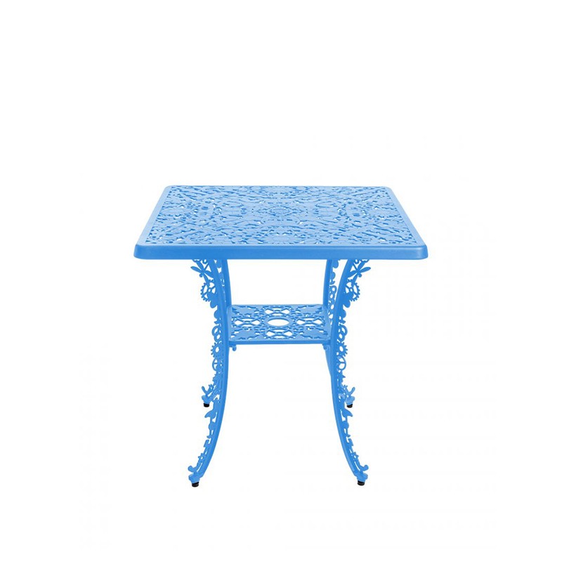 Seletti - Industry Collection aluminium square table blue sky