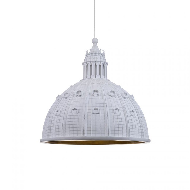 Seletti - Cupolone Quarantacinque White suspension lamp